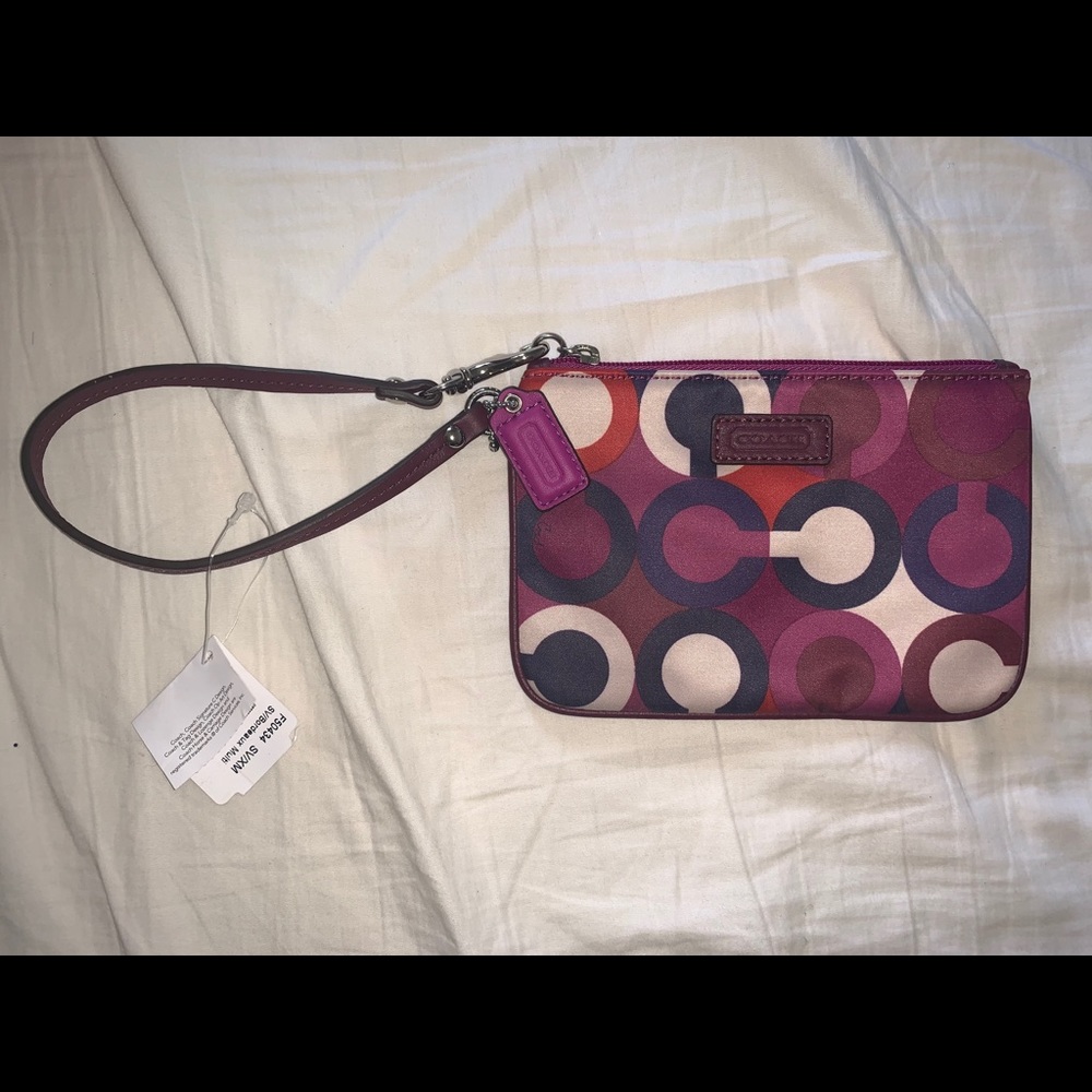 Coach Park Op Art Small Wristlet